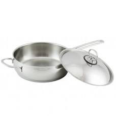 Сковорода 3,0л. "Магнолия Классика" с металлической крышкой