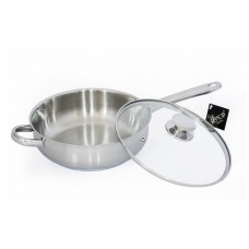 Сковорода 2,8л. "Лотос Традиция" со стеклянной крышкой