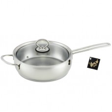 Сковорода 3,0л. "Магнолия Классика" со стеклянной крышкой 