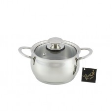 Кастрюля 1,8л. "Магнолия Престиж" со стеклянной крышкой