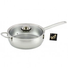 Сковорода 3,0л. "Магнолия Престиж" со стеклянной крышкой