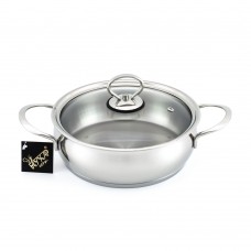 Кастрюля для тушения 2,6л. "Магнолия Классика" со стеклянной крышкой Кастрюля для тушения 2,6л. "Магнолия Классика" со стеклянной крышкой