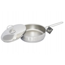 Сковорода 1,8л. "Лотос Классика" с металлической крышкой, микрогриль поверхность Сковорода 1,8л. "Лотос Классика" с металлической крышкой, микрогриль поверхность