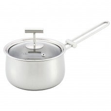 Ковш 1,6л. "Орхидея Модерн" со стеклянной крышкой