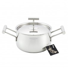 Кастрюля 1,6л. "Орхидея Модерн" с металлической крышкой