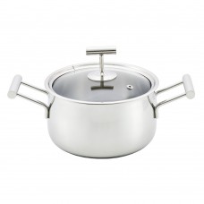 Кастрюля 2,3л. "Орхидея Модерн" со стеклянной крышкой